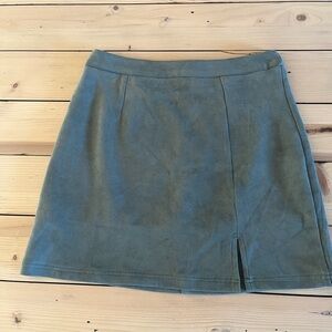 Hello Molly faux Suade skirt size 4